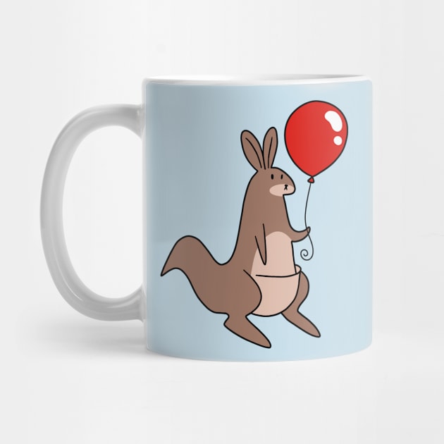 Red Balloon Kangaroo by saradaboru